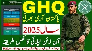 How To Apply Online Pakistan Army Ghq Civilian Jobs 2025 | Technical Jobs Info 1.0