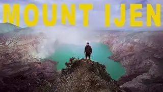 I Hiked up Ijen an active Volcano | East Java Indonesia