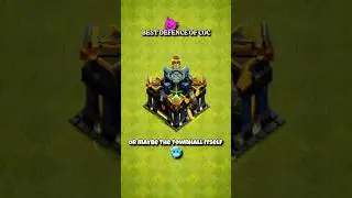This is still the BEST DEFENCE of COC🥺💀