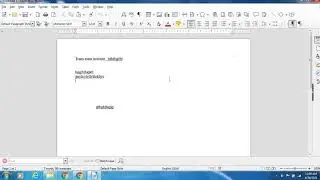 LIBRE WRITER EDIT MENU PART-2& VIEW MENU PRATICAL BY ADITYA SIR