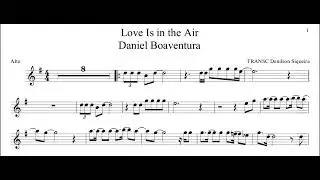 Loves in the Air vídeo partituras Alto 