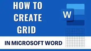 How to create Grid in Microsoft Word