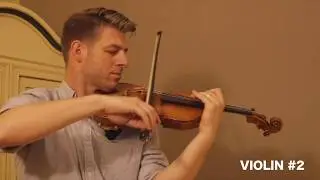 Valerio Ferron 2 new violins small room test