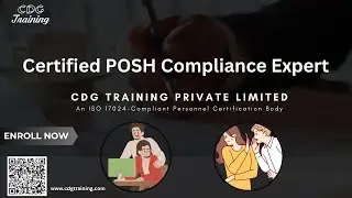 Become a Certified POSH Compliance Expert | CDG Training Private Limited | Get Course Link Below |
