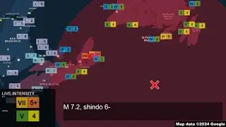 M 7.2 Grand Banks, Canada Earthquake (18/11/1929)