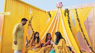 Destination Weddings At Mohan Vilaas Resort | Wedding Venues in GT Karnal Road Delhi | Haldi Decor