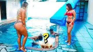 QUEM ENCONTRA O TESOURO NA PISCINA ? Campeonato na Piscina EP.2