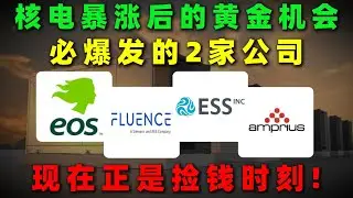 核电暴涨后，真正的黄金机会！这2家被忽视的公司即将爆发！现在正是最佳布局窗口！FLNC,GWH,EOSE,AMPX,SMR,OKLO#美股 #投資 #熱門 #能源 #trading