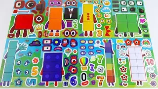 Numberblocks 1-10 Dress Up Like A Big Boss Sticker Book | No Talking, No Music