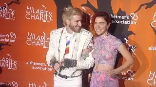 Nicholas Petricca & Genevieve Schatz at Hilarity for Charity's 5th Annual LA Variety Show Black Carp