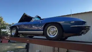 1964 Chevy Corvette undercarriage inspection at Classic Auto Repair