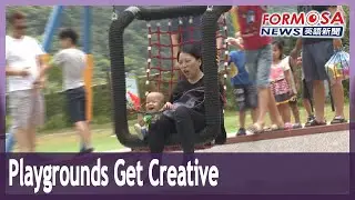 Creative playgrounds that keep the rowdiest of kids busy