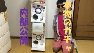2段式のガチャガチャ本体（カプセルステーション）（内部公開）