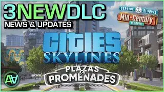 New Plazas & Promenades DLC - Indepth Look - Cities Skylines News & Updates