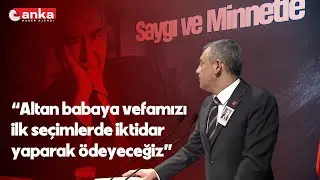 ANKA Haber Ajansı Onursal Kurucusu Altan Öymen için CHP Genel Merkezi'nde cenaze töreni düzenlendi