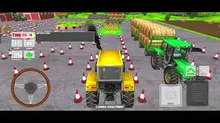 Real Tractor Simulator🚜 Tractor Advance Driving Training Mode (1-7 Test) (8-11 Licence) #gaming 