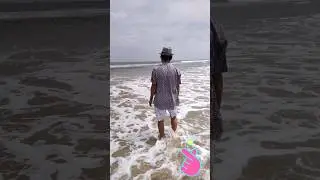 My father's first beach visit ❤ Chennai #india India #minivlog #shorts #beach