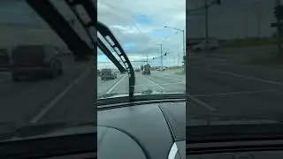 Alaska's Cloudy Morning Hustle:Commute to Work Amidst the Weather #alaska #weather #commute #morning