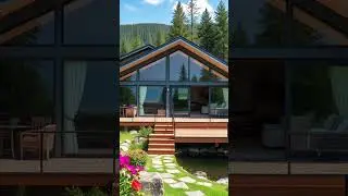 Nature's Embrace #framehouse #nature #aframecabin #cabinhouse #house #aframehouse #home #cabin