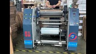 Semi Automatic Stretch Film Slitter Rewinder Machine (FURIMACH)