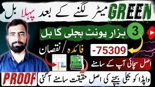 Netmetring latest bill |Calculation of Green meter bill |Useful information for netmetring consumers