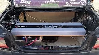 THE BIGGEST AMP I HAVE EVER SEEN! 30,000 WATTS IN THE TRUNK!!!