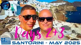 Santorini Travel Vlog | Catamaran Cruise & Busy Tourist Day In Oia