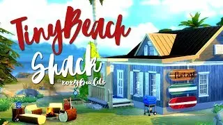 The Sims 4 | Speed Build: Tiny Beach Shack - Rory's Build Challenge #rorybuilds