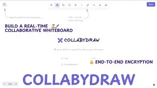 CollabyDraw &ndash; Build a Real-Time Collaborative Whiteboard with E2EE | 🧠 Next.js | WebSockets | Turbo