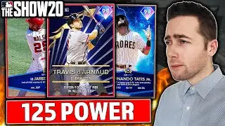 CARDS WITH 125 POWER 2...MLB THE SHOW 20 DIAMOND DYNASTY