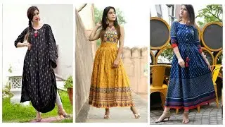 Beautiful Long Kurti Designs 2018 || Stylish Rayon Cotton Kurtis Collection for&nbsp;girl's & women's