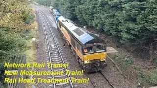 Network Rail Trains - New Measurement Train and Rail Head Treatment Train