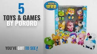 Top 10 Pororo Toys & Games [2018]: Pororo & Friends Bath Toy (6pcs)