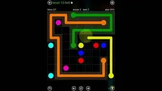 Flow Free Bonus Pack 9x9 Level 15 Walkthrough