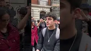 PTI supporters in London protest after Imran Khan arrested