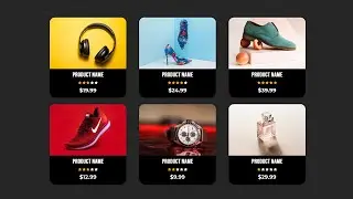 How to Create Responsive Product Cards using HTML & CSS