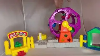 Fisher Price Little People 2003 Musical Ferris Wheel Carnival Circus Complete