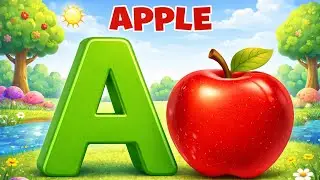 A for Apple| abc phonics song| alphabet song| @BABYFUN-rhymes-tales #abcrheyms #cocomelon #abcs 