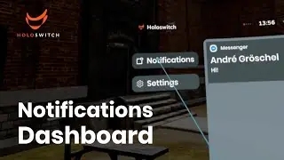 Holoswitch Notifications Dashboard