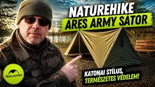 🏕️ Naturehike Ares Army sátor – katonai stílusú menedék a természetben!  #Naturehike #AresArmyTent