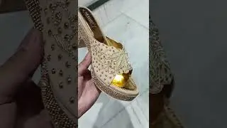 Woman's Wedding Bridal Sandal Beautiful 😍 design #shorts #sandal #shoes  #bridal