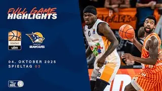 Ratiopharm Ulm vs. ROSTOCK SEAWOLVES - Full Game Highlights - Spieltag 3, 25/26