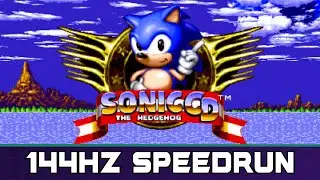 Sonic CD at 144Hz = Super fast 2D Sonic speedrun.