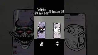 Infinix GT 20 Pro Vs iPhone 13 speed test #fyp #infinixgt20pro #iphone13