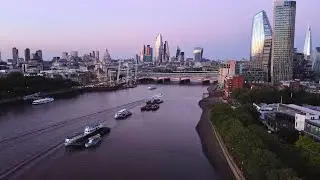 LONDON &ndash; FROM DAWN TO SUNSET (DRONE VIDEO)