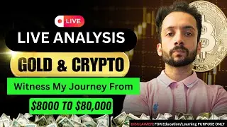 Live Market Learning |Crypto , Bitcoin & GOLD  Live Trading Analysis 26 JAn 2026