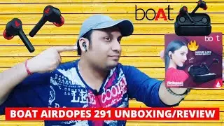 💥Boat Airdopes 291Unboxing Review It has sound Music Bass Calling quality perfect Good for Pubg game