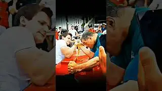 His disabilities power shocked him #armwrestling #karma #shorts #edit #viralshorts #deniscyplenkov