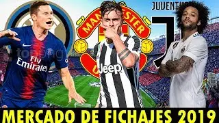 FICHAJES CONFIRMADOS 2019/2020|DYBALA AL UNITED|MARCELO SE IR&Aacute; A LA JUVENTUS|DRAXLER AL INTER