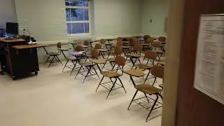 First Lecture with an empty classroom at Purdue thanks to COVID-19
